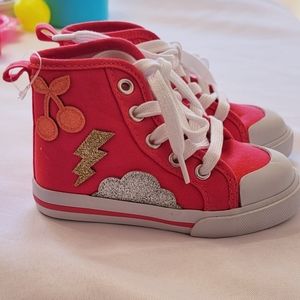 Fuschia high top Gymboree sneakers